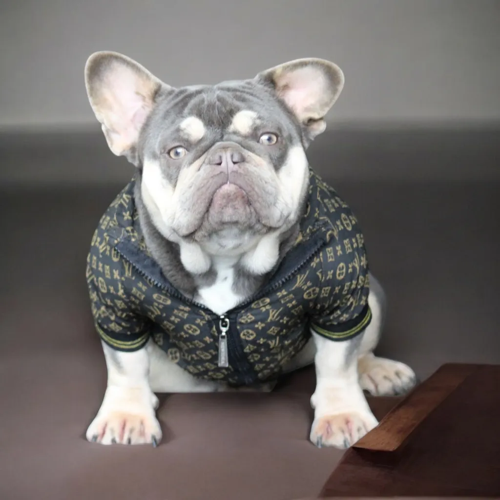 femelle bouledogue français exotique couleur lilas tan